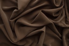 ткань купро пыльно-коричневое костюмно-плательная купра однотонная коричневая Италия
