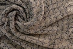 ткань пальтовая ткань букле с логотипами пальтовые мохер иные коричневая Италия