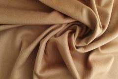 ткань пальтовая двухслойная шерсть палевого цвета пальтовые шерсть однотонная коричневая Италия