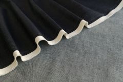 ткань темно-синяя джинсовая ткань Италия