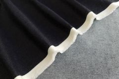 ткань джинсовая ткань с эластаном черно-синего цвета Италия