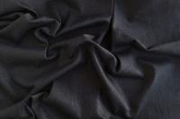 ткань джинсовая ткань с эластаном черно-синего цвета