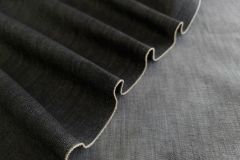 ткань черная джинсовая ткань Италия