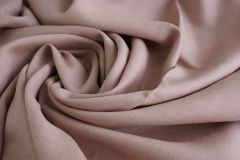 ткань розовый лен с вискозой костюмно-плательная лен однотонная розовая Италия