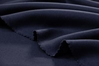 ткань пальтовая шерсть с кашемиром темно-синего цвета