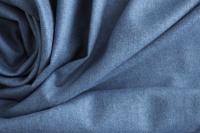 ткань кашемир с шелком пыльно- голубой