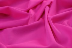 ткань шерсть фуксия костюмно-плательная шерсть однотонная розовая Италия
