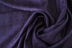 ткань подклад из вискозы чернильного цвета подклад вискоза однотонная фиолетовая Италия