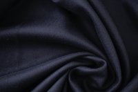 ткань пальтовая шерсть с кашемиром иссиня-черного цвета