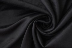ткань двуслойный черный пальтовый кашемир Италия