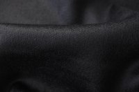 ткань двуслойный черный пальтовый кашемир