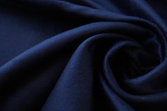 ткань двухслойный двусторонний кашемир сине-черный Италия