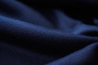 ткань двухслойный двусторонний кашемир сине-черный