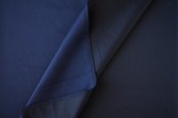 ткань двухслойный двусторонний кашемир сине-черный