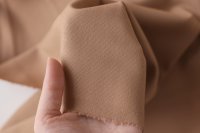 ткань костюмная шерсть с эластаном бежевая