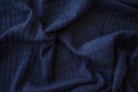 ткань темно-синий трикотаж в полоску