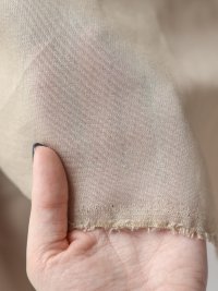 ткань шелк с хлопком песочно-серого цвета (в 3х отрезах: 1.2м, 1.4 м, 3.45 м)