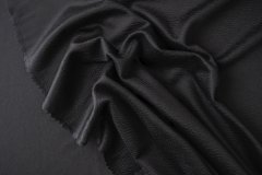 ткань черный кашемир с волной пальтовые кашемир однотонная черная Италия
