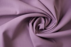 ткань креп из шерсти и шелка серо-сиреневый креп шерсть однотонная розовая Италия