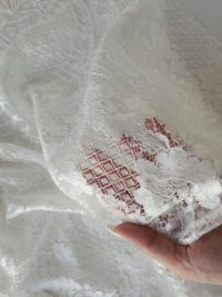 ткань белое тонкое кружево