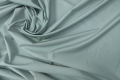 ткань хлопок мятно-фисташкового цвета (в 2х кусках 0.5м и 1.3м) костюмно-плательная хлопок однотонная зеленая Италия
