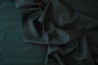 ткань шерсть темно-зеленый меланж