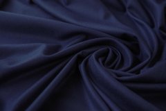 ткань кашемир цвета темно-синий костюмно-плательная кашемир однотонная синяя Италия