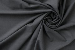 ткань шерсть средне-серого цвета костюмно-плательная шерсть однотонная серая Италия