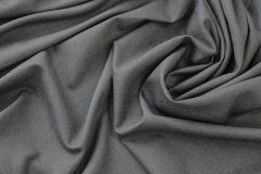 ткань костюмная шерсть светло-серый меланж Италия