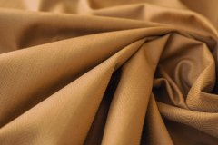 ткань костюмная ткань с мембраной ржавого цвета с елочкой ткани с мембраной шерсть однотонная коричневая Италия