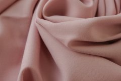 ткань габардин с эластаном в пудрово-розовом цвете Италия