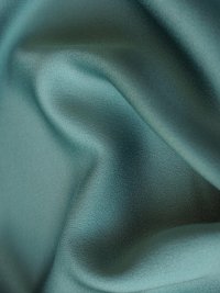 ткань атласное кади бирюзового цвета в 2х отрезах: 3.75м и 2.15м