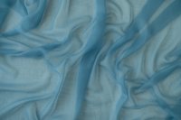 ткань марлевка из кашемира голубого цвета