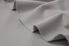 ткань двухслойный кашемир светло-серого (жемчужного) цвета пальтовые кашемир однотонная серая Италия