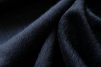 ткань пальтовый кашемир с альпакой и шерстью синий с ворсом