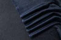 ткань пальтовый кашемир с альпакой и шерстью синий с ворсом