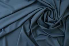 ткань костюмная шерсть темно-бирюзовая Италия