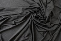 ткань трикотаж шерстяной темно-графитовый меланж (в 2х кусках: 2.2м и 0.4м)