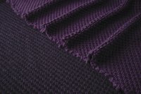 ткань шерстяное букле фиолетового цвета