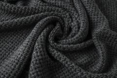 ткань шерстяное букле мышиного серого цвета пальтовые шерсть однотонная серая Италия
