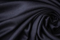 ткань тонкий темно-синий шерстяной трикотаж 