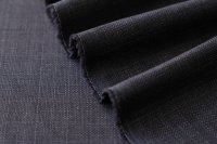 ткань костюмная шерсть мелкого полотняного плетения сине-чернильная