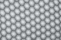 ткань креповый шифон черно-белый с геометрическим рисунком