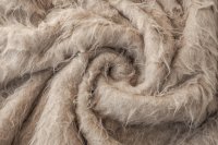 ткань беби альпака с шерстью и полиэстером пшеничного цвета 