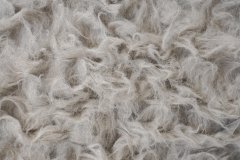 ткань беби альпака с шерстью и полиэстером светло-серого цвета  пальтовые альпака однотонная серая Италия