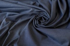 ткань рубашечный хлопок синий меланж сорочечная хлопок однотонная синяя Италия