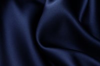 ткань плотный двусторонний темно-синий атлас