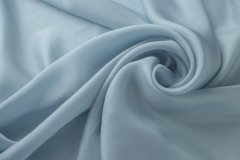 ткань шелковый подклад голубого цвета подклад шелк однотонная голубая Италия