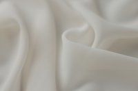 ткань креп-шифон молочного цвета