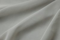 ткань креп-шифон серо-белый с оттенком никеля